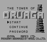 Tower of Druaga, The